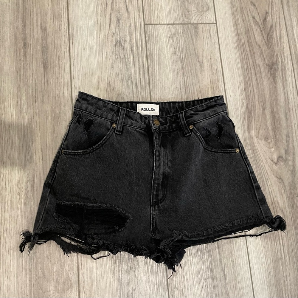 DUSTERS SHORT IN LAYLA BLACK - rolla’s